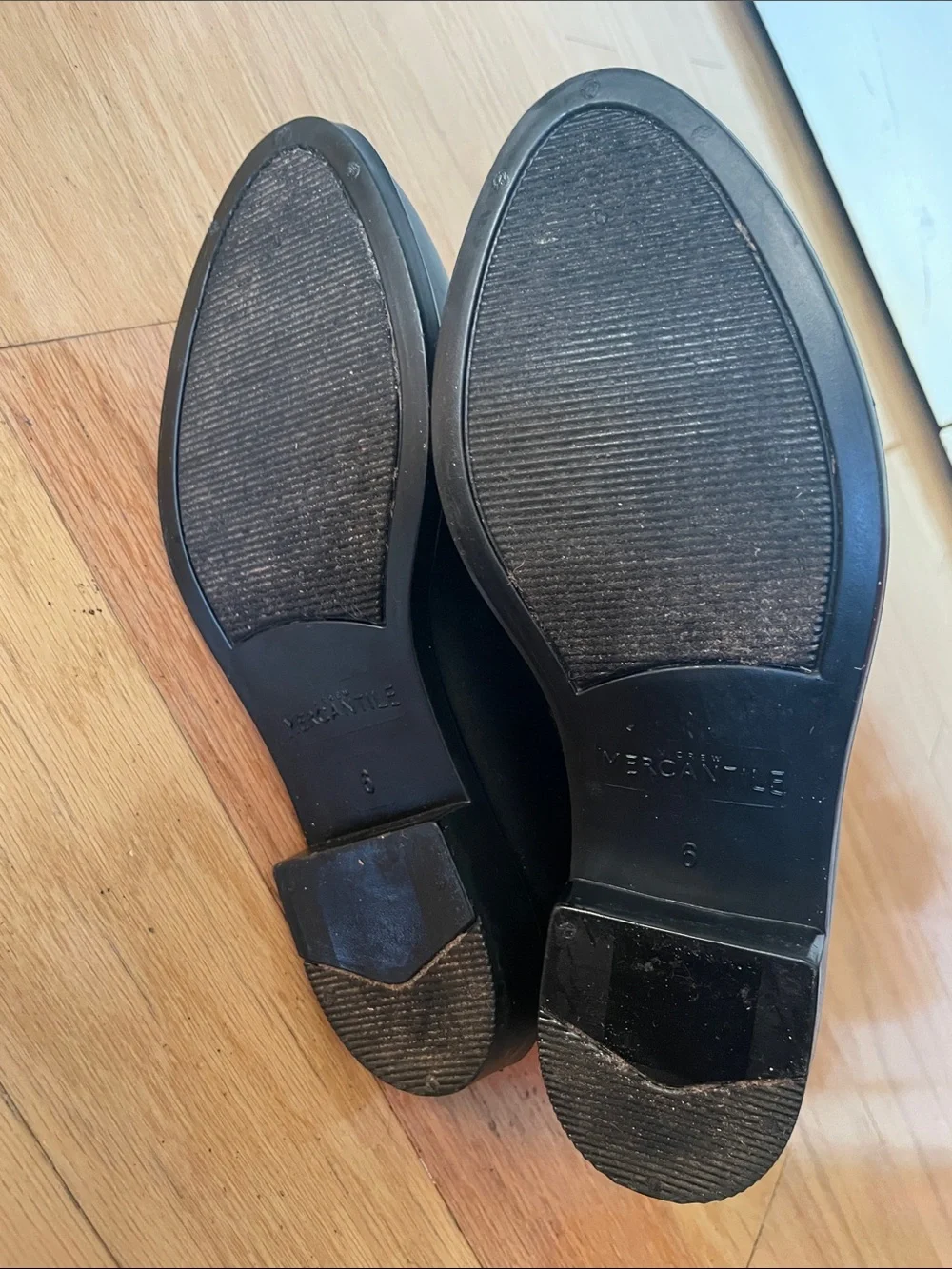 Black Chelsea Rain Ankle Boots budget crew Mercantile, ladies size 6 - Picture 6 of 7
